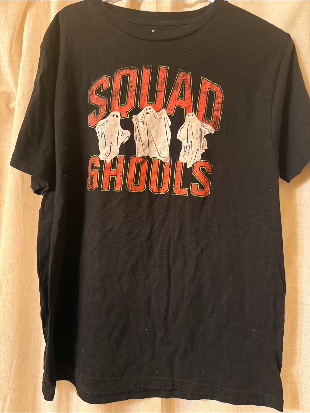 Squad Ghouls' Black Graphic Tee